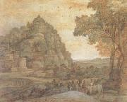 View of Delphi with a Procession (mk17) Claude Lorrain
